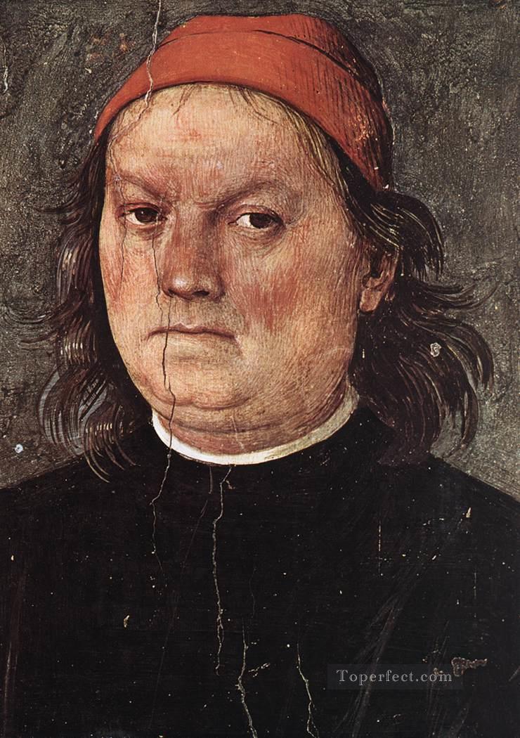 Autorretrato Renacimiento Pietro Perugino Pintura al óleo